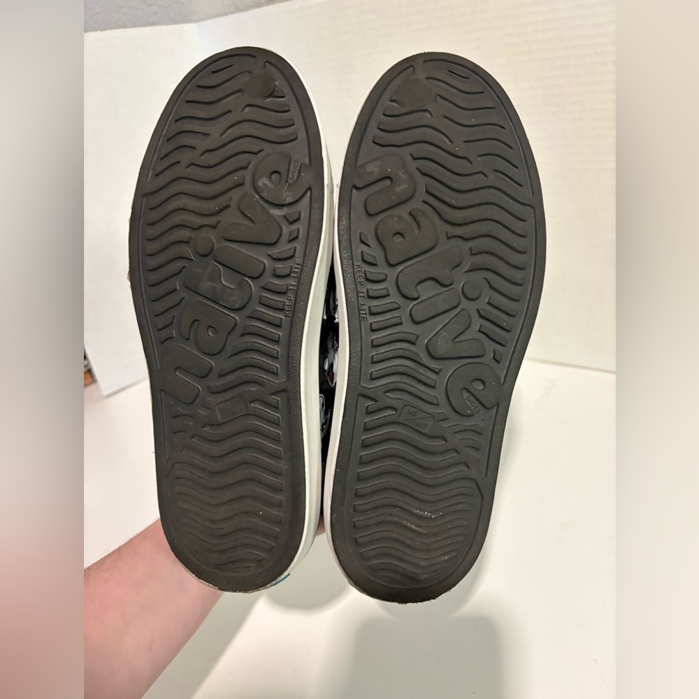 Disney x Native Black Mickey Mouse Slip On Water Shoes Disney Black Red White - Picture 3 of 14